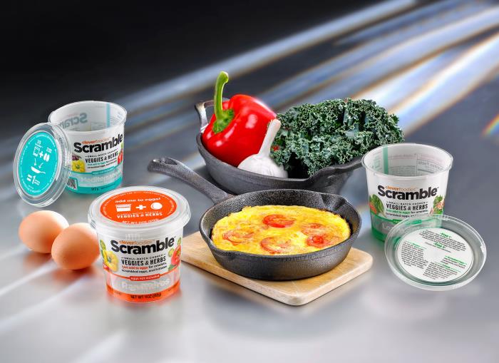 Scramble pack helps product egg-sell in US!